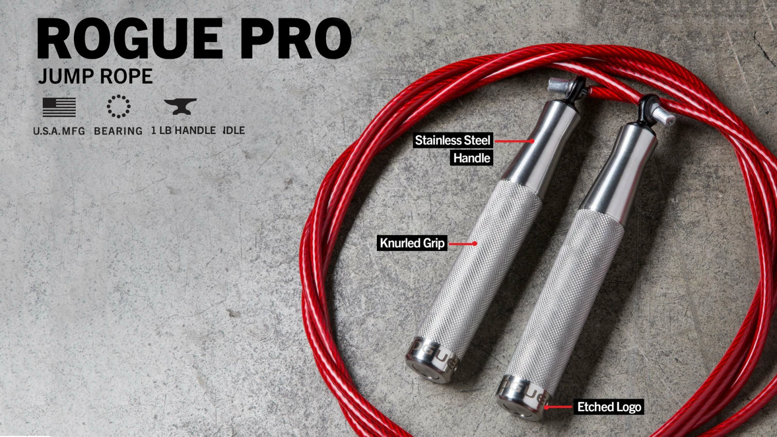 Rogue Fitness Rogue PRO Jump Rope 3 Rogue Fitness Rogue PRO Jump Rope