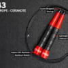 Rogue Fitness Rogue SR-343 Mach Speed Rope - Cerakote -Rogue Fitness shop AD0134 Cerakote H qklwqr