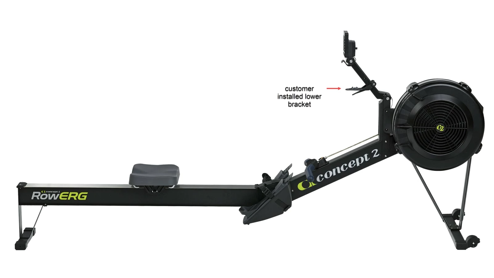 Black Concept 2 RowErg Rower - PM5 6 Black Concept 2 RowErg Rower - PM5 - Image 4