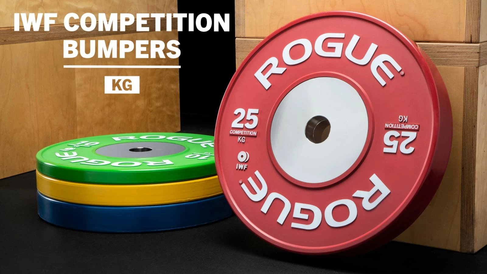Rogue Fitness Rogue KG Competition Plates (IWF) 3 Rogue Fitness Rogue KG Competition Plates (IWF)