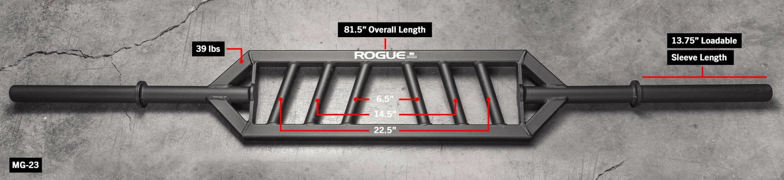 Rogue Fitness Rogue MG-2 Multi Grip Bars 7 Rogue Fitness Rogue MG-2 Multi Grip Bars - Image 5