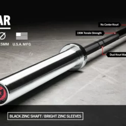 Rogue Fitness The Ohio Bar - Black Zinc