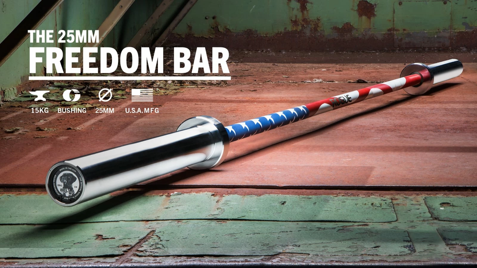 Rogue Fitness Rogue Freedom Bar - 25MM 3 Rogue Fitness Rogue Freedom Bar - 25MM