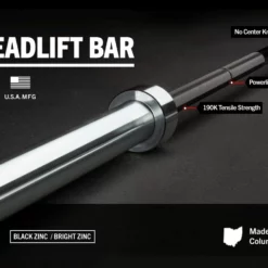 Rogue Fitness Rogue Ohio Deadlift Bar - Black Zinc