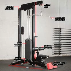 Rogue Fitness Monster Lat Pulldown/Low Row (Stand Alone) 8 Rogue Fitness Monster Lat Pulldown/Low Row (Stand Alone) -Rogue Fitness shop RA1372 BLACK MG web12 kdhrh7