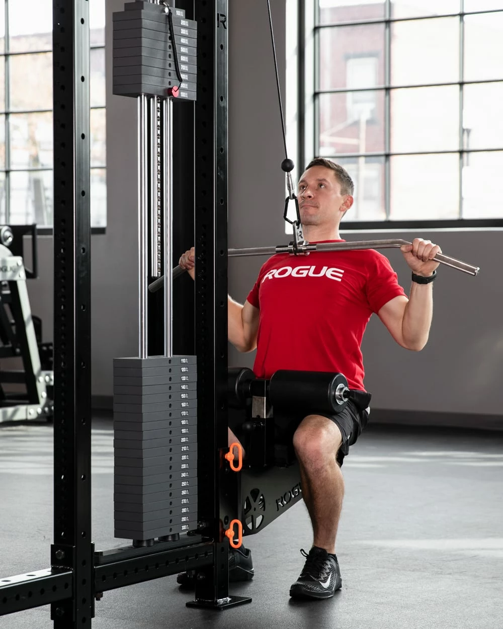 Rogue Fitness Monster Lite Rack Mount Lat Pulldown Seat + Low Row Kit 4 Rogue Fitness Monster Lite Rack Mount Lat Pulldown Seat + Low Row Kit - Image 2