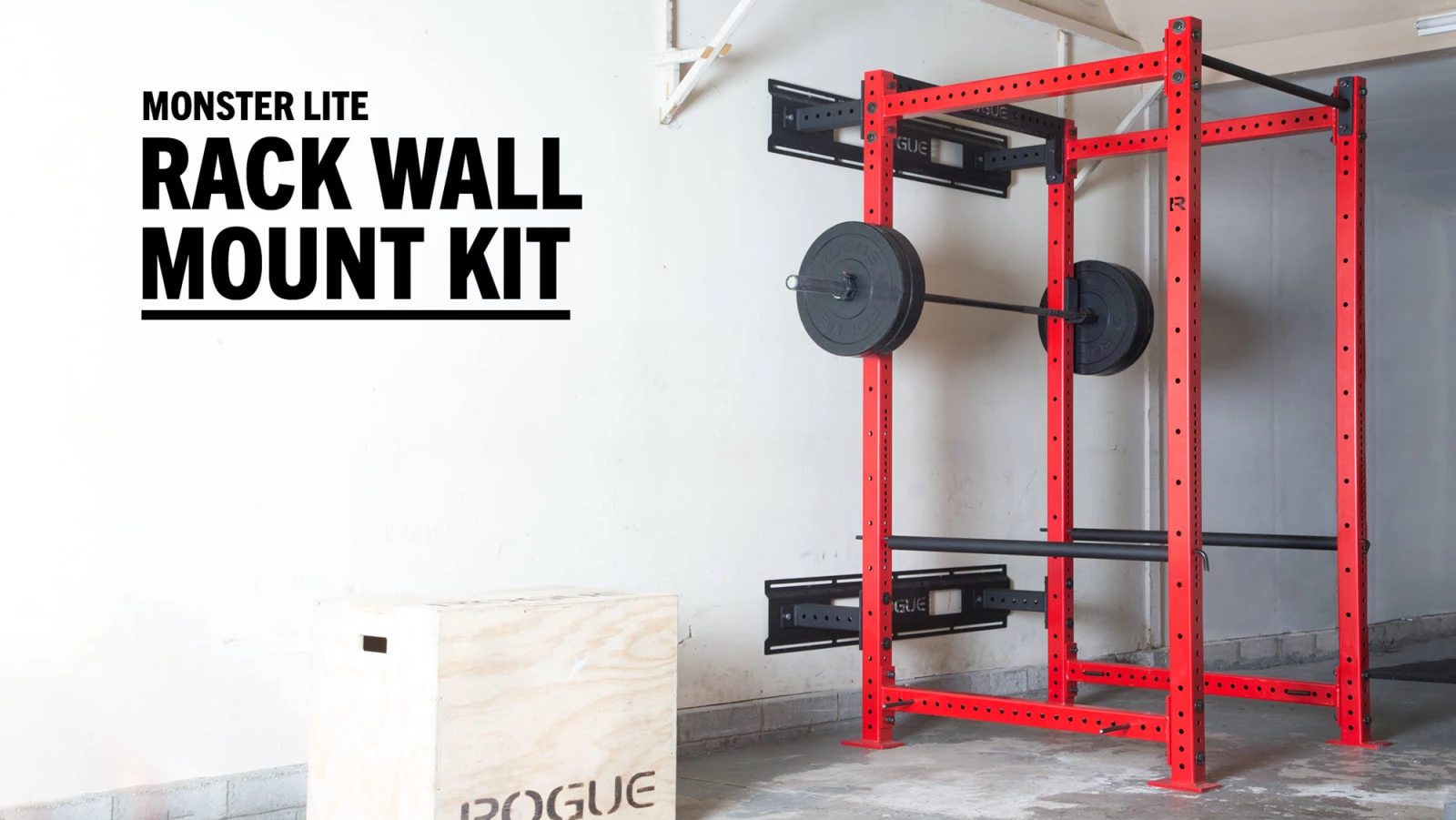 Rogue Fitness Monster Lite Rack Wall Mount Kit 3 Rogue Fitness Monster Lite Rack Wall Mount Kit