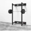 Rogue Fitness Monster RM-3W Fold Back Wall Mount Rack 1 Rogue Fitness Monster RM-3W Fold Back Wall Mount Rack -Rogue Fitness shop RF0840 21 BLACK MG 1469 DYN