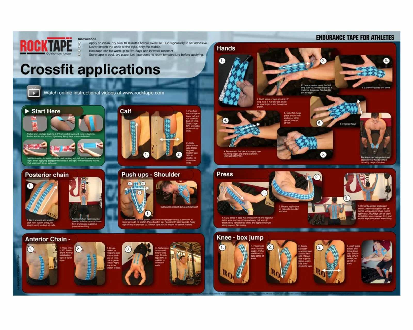 Rocktape 2" Black 7 Rocktape 2" Black - Image 5