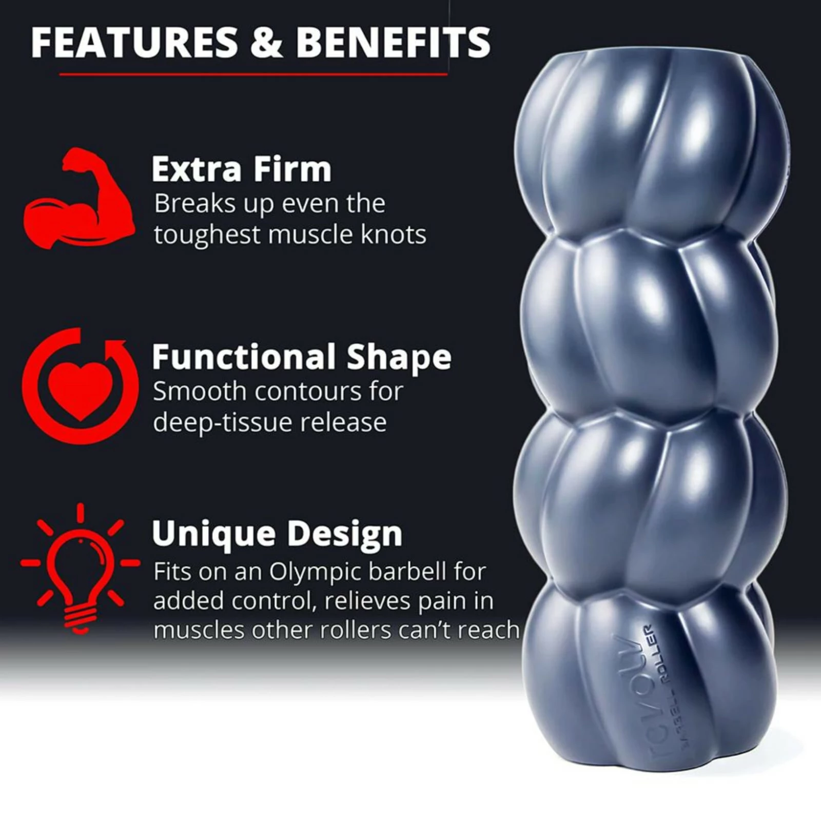 Revolv Performance Revolv Barbell Roller 7 Revolv Performance Revolv Barbell Roller - Image 5