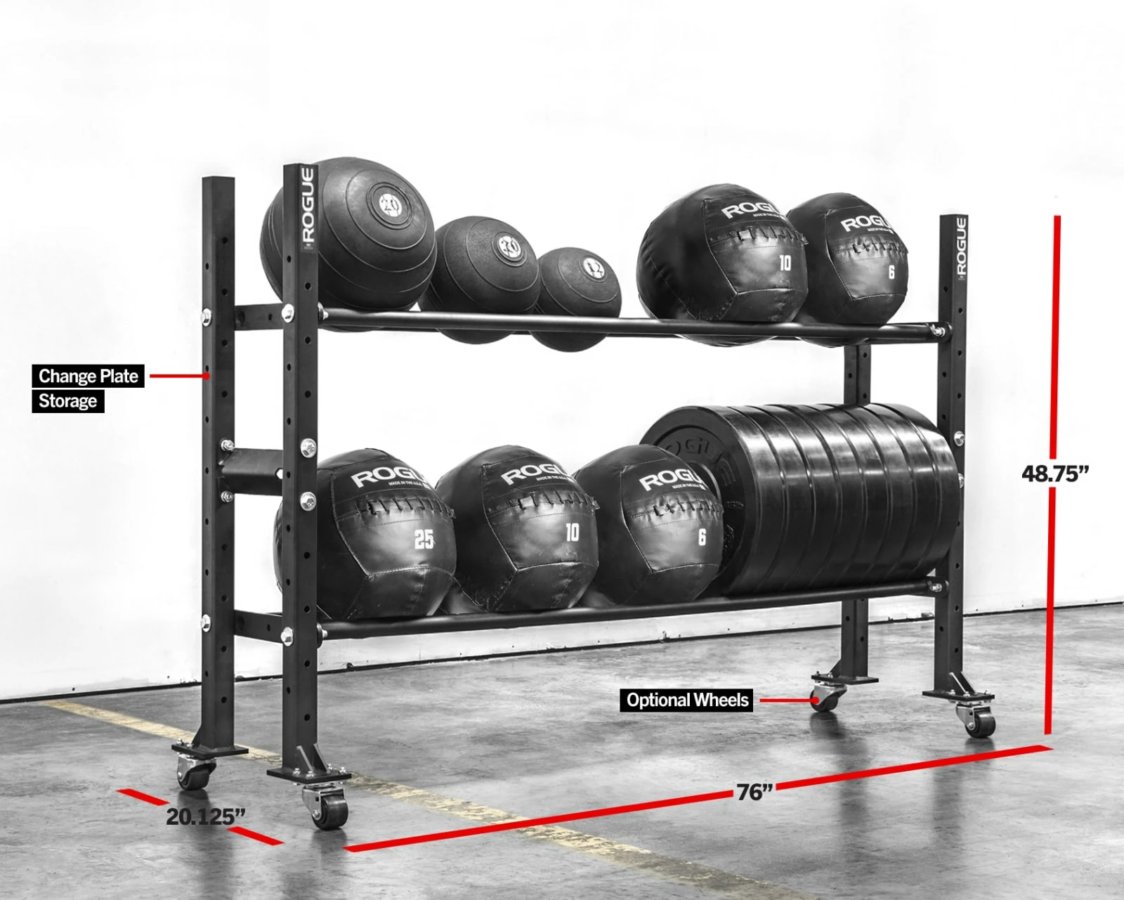 Rogue Fitness 2-Tier Mass Storage System - 70" 7 Rogue Fitness 2-Tier Mass Storage System - 70" - Image 5